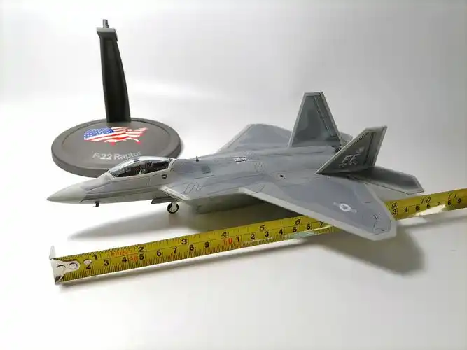 f22模型 猛禽战斗机仿真合金模型 全新带盒 1:72 佳迪配底座支架