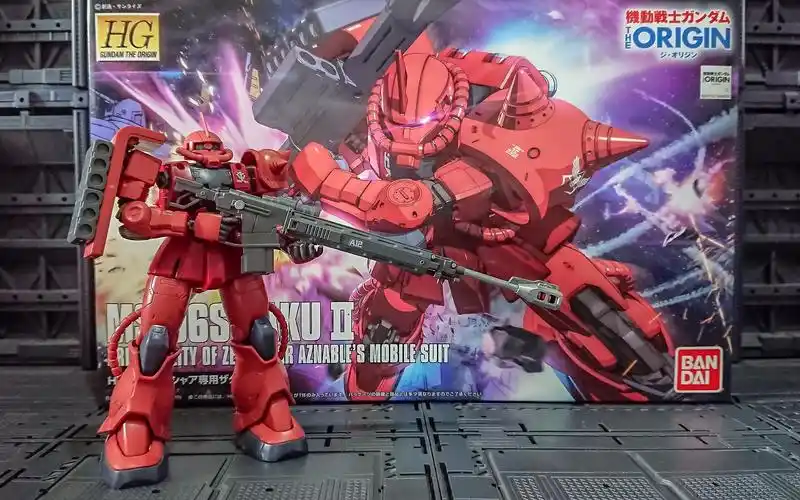 【万代hg】 gto-001 普通版 夏亚专用扎古ii_哔哩哔哩 (゜-゜)つロ