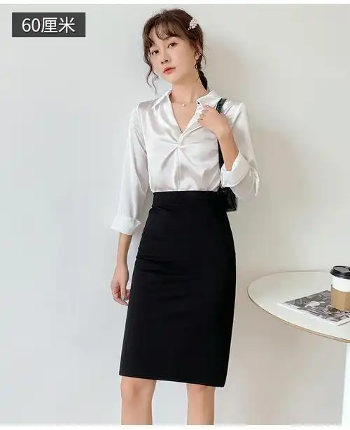 适合职场女生穿的半裙办公室裙子包臀职业裙半身裙女开叉一步裙包臀裙