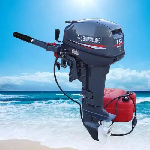 雅马哈款船外机 小型汽油挂机 水冷冲锋舟操舟机汽艇舷外机厂家