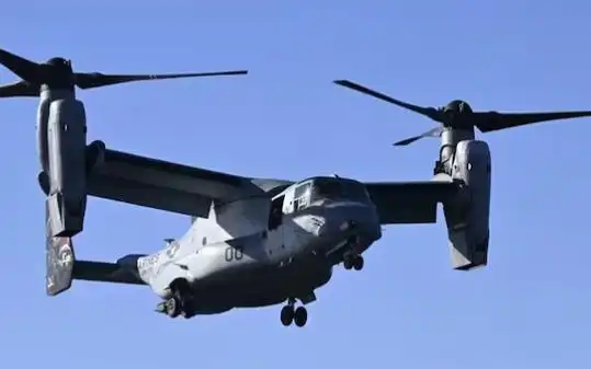 哇偶,美国又一架鱼鹰直升机在日本海附近坠毁!