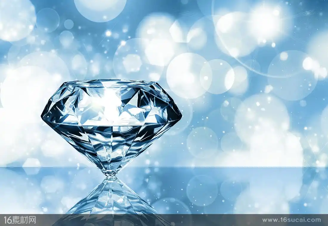 透明水晶钻石高清图片