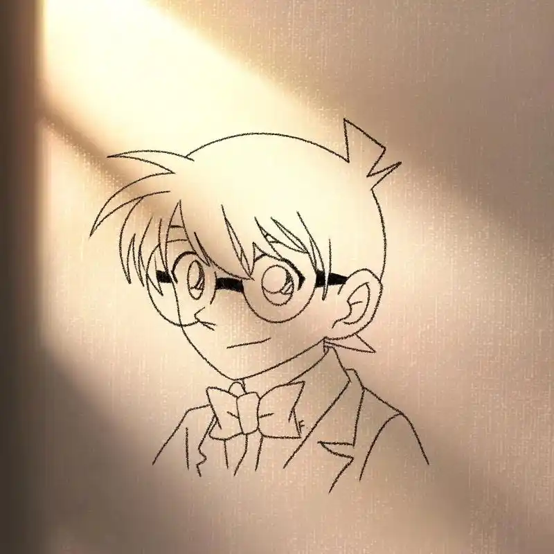 柯南简笔画.真相只有一个#简笔画 #手绘 #跟着抖音学画画  - 抖音