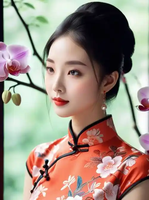 穿上旗袍的女子,仿佛穿越了时空的隧道,与那古时的佳人相遇,共同演绎