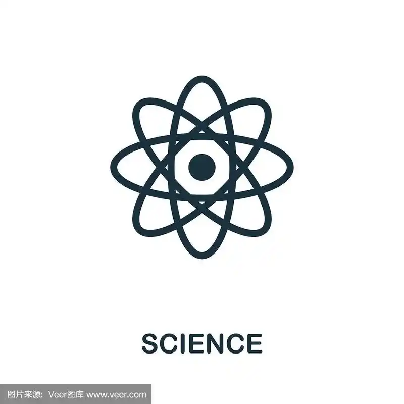 填充平坦的科学图标为电脑和移动