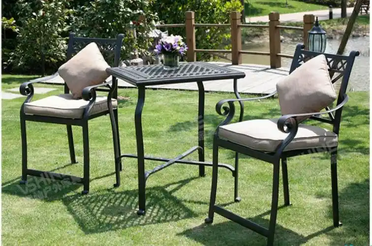 新款户外铁艺桌椅 成套桌椅 阳台露天桌椅 公园成套桌椅