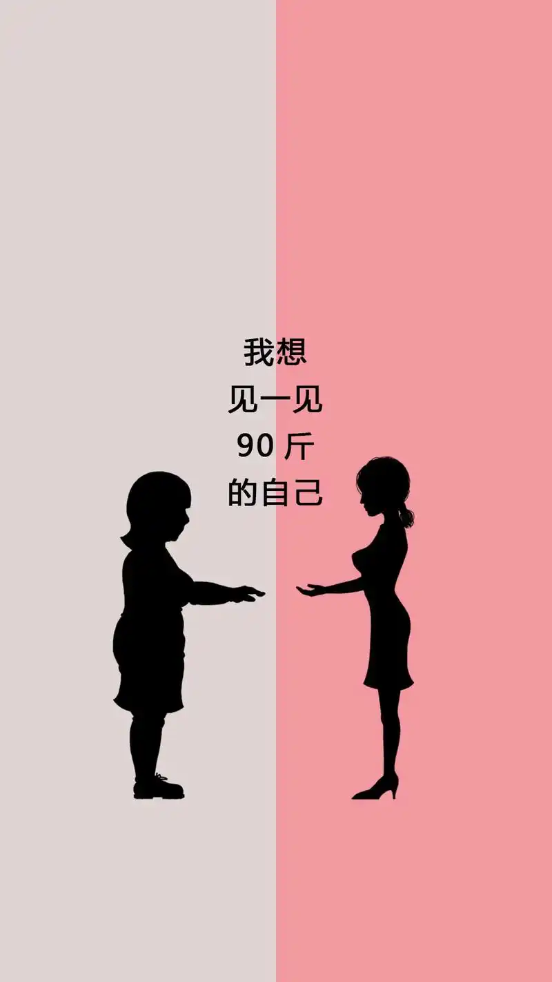 当初想要激励自己使用减肥壁纸刺激自己