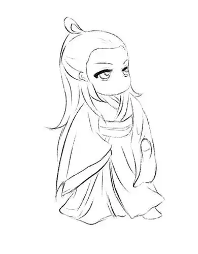 【拜坛】骗点威望,周瑜q版权仔q版线稿