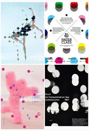 运用 圆点元素 的创意海报设计欣赏