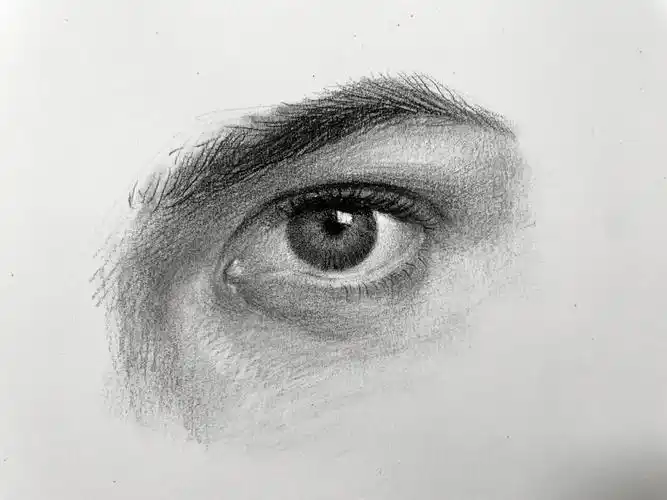 素描眼睛画法