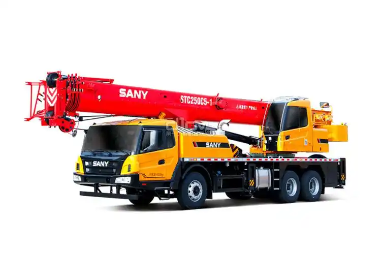 三一stc250c51汽车起重机混合动力功能介绍大全