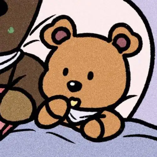 02无水印头像|情侣头像泰迪熊02"你是小熊冬眠藏进树底的秘密"