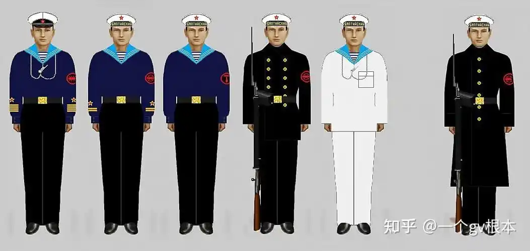 二战前夕苏联海军军服的发展2