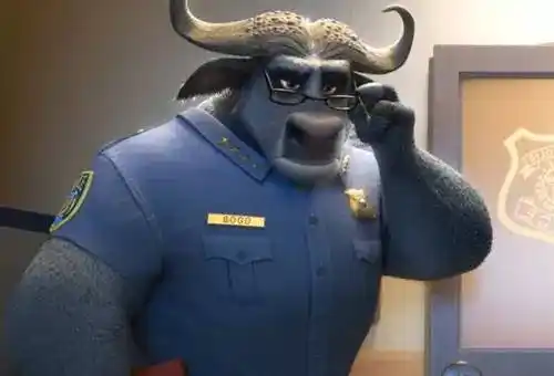 警察局局长:狮子座  它是动物大都会的非洲水牛,掌握着警察局的杀杀