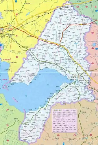 巢湖地图全图高清版