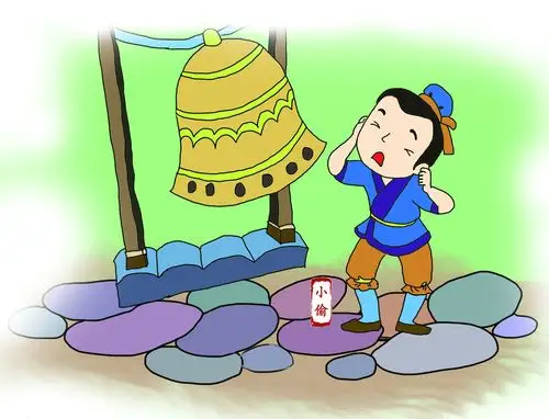 展开全部 儿童成语故事 简笔画(掩耳盗铃)