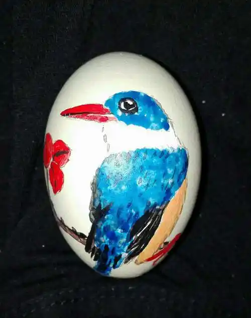 漂亮的蛋壳画(原创)