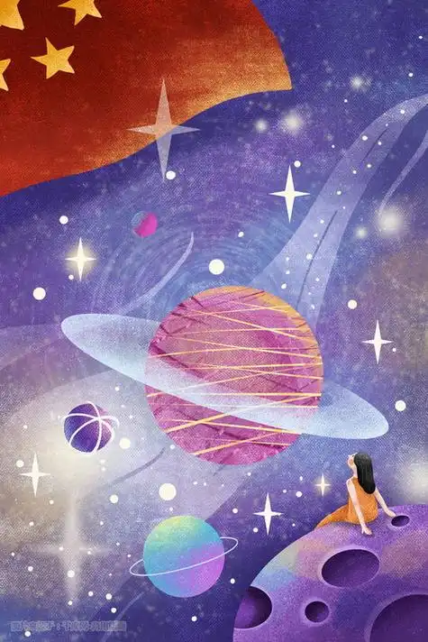 高于漂亮国,靠得是什么从这里,向星辰大海出发火箭简笔画图片