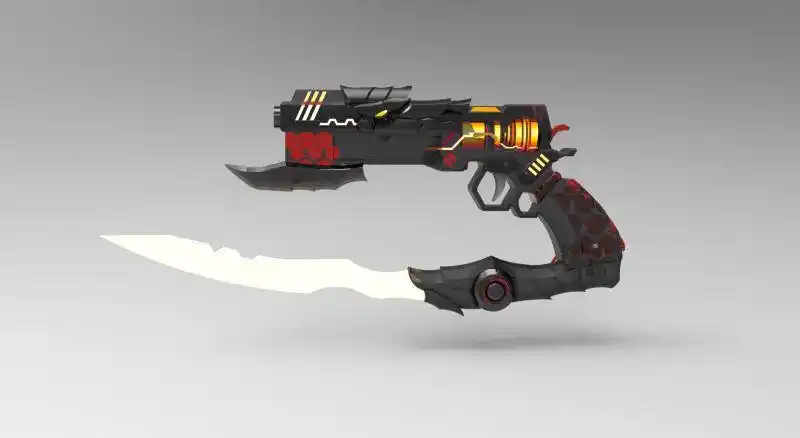 暗黑系光刃手枪