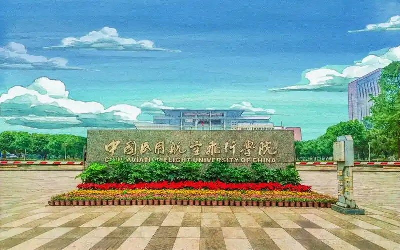 中飞院-航拍-映像飞院-中国民航飞行学院_哔哩哔哩_bilibili
