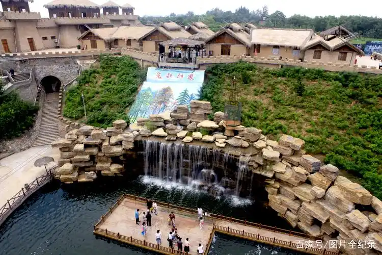 山西临汾尧乡古镇秋景秀美醉游人