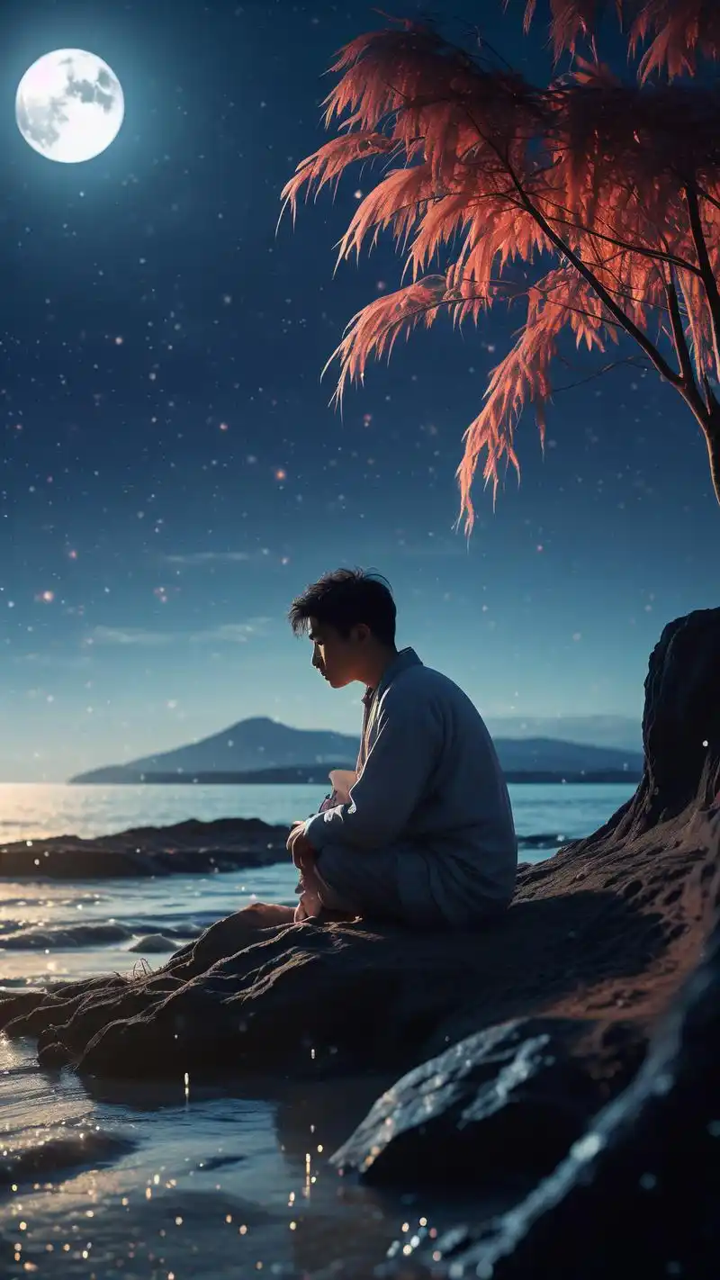 92伤感孤独男生的绝望壁纸90 沉浸在孤独与绝望中的男生,这些壁纸