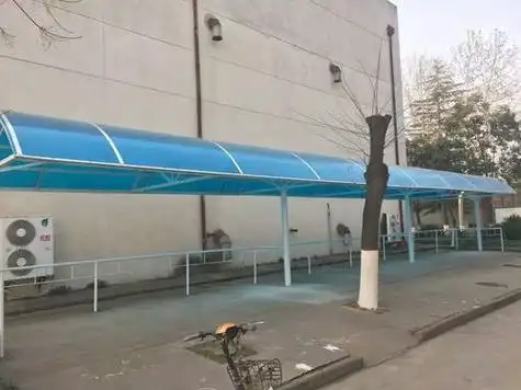 电瓶车简易车棚(电动车车棚制作视频)