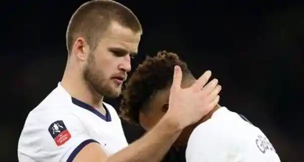 白人球员不满自家球迷侮辱黑人队友,冲上看台酿冲突_戴尔_热刺队_比赛