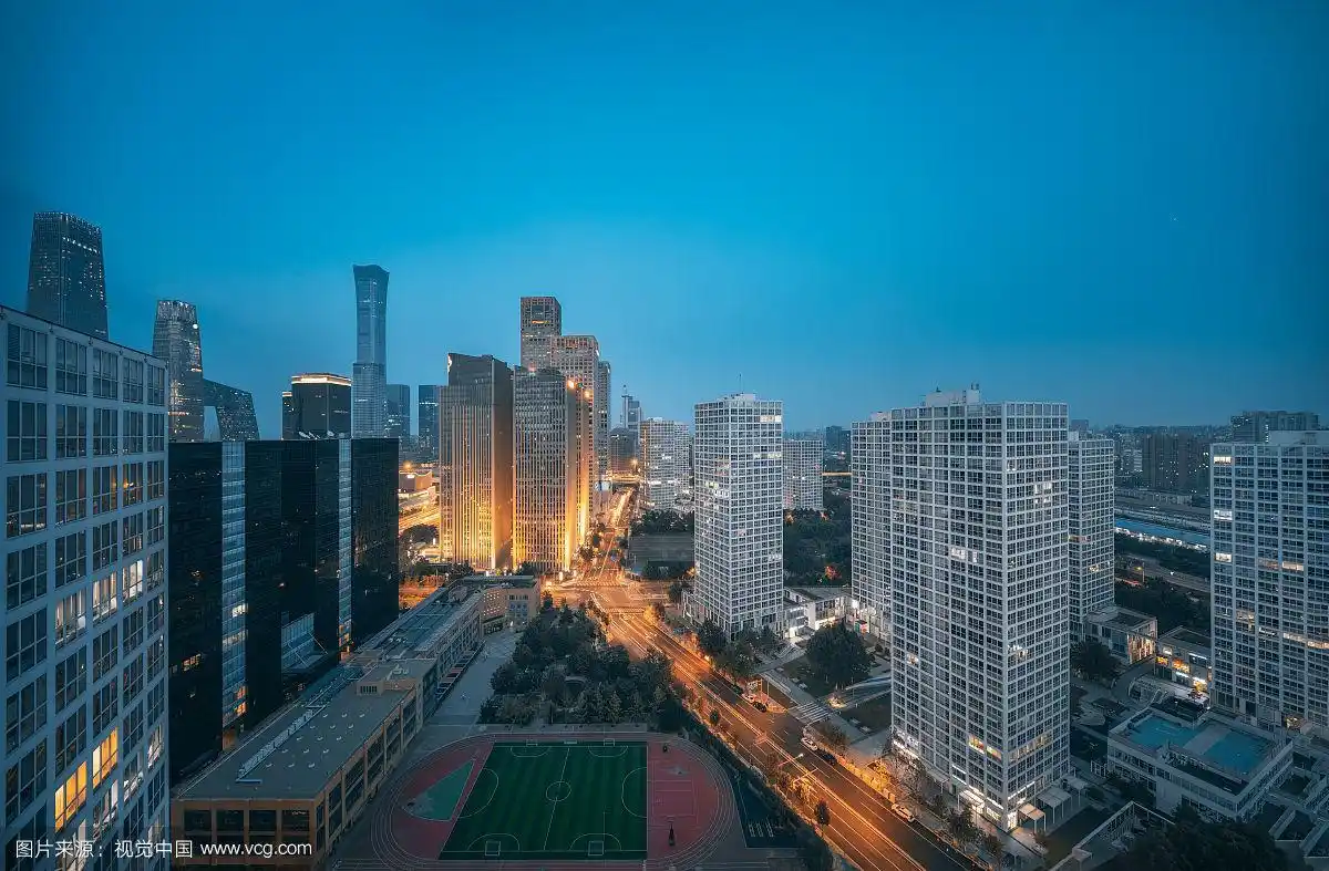 国贸建外soho夜景