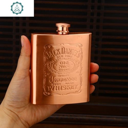 复古酒壶怀旧酒壶金属酒壶不锈钢酒壶随身酒瓶水壶酒壶怀旧小水壶 封