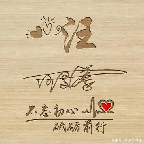 用你的姓氏,姓名之做微信头像,精致创意签名头像,请查收!