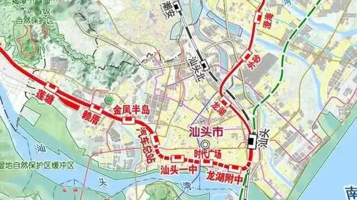 160kmh全日运营18h汕头至机场城轨第一次环评公示