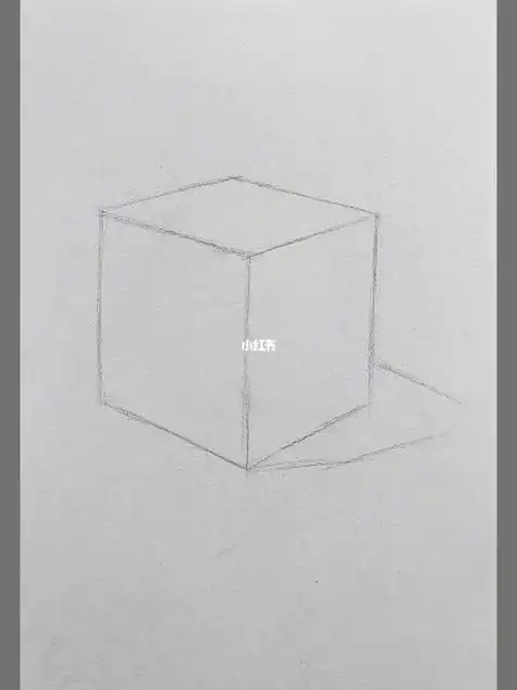 素描正方体素描正方体步骤图片画法