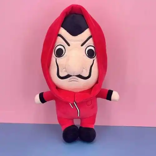 卡通单款纸钞屋公仔11寸28cm婚庆玩偶抓娃娃机毛绒玩具厂家直销