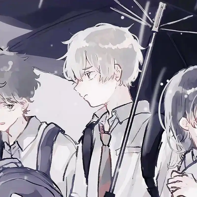 三人动漫头像 快来和你的好朋友一起试试好看的动漫头像吧