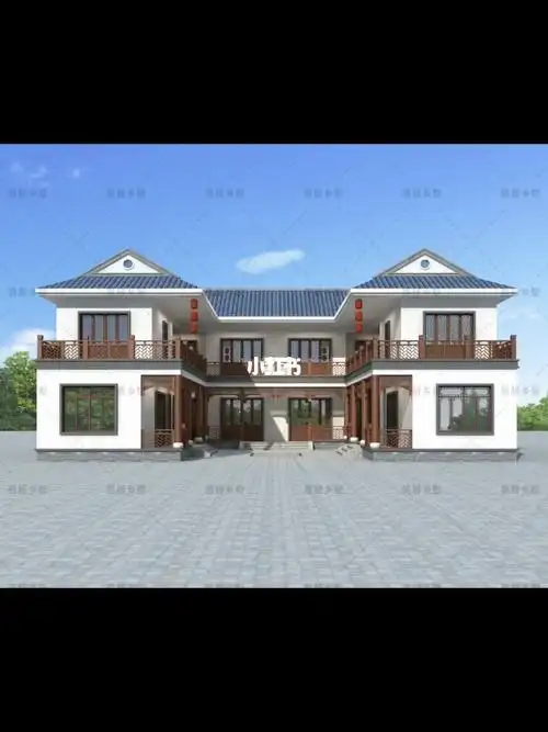 新中式风格双拼三合院