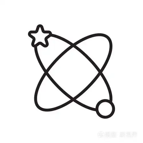 银河图标矢量被隔离在白色背景, 银河符号插画-正版商用图片0t8hm2-摄