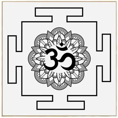 阿斯汤加_原创瑜伽馆yoga曼陀罗能量阵梵文阿斯汤加哈他单幅符号馆