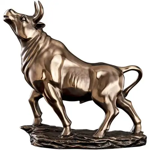 运势如虹金牛摆件牛气冲天财运牛招财吉祥物华尔街生肖牛开业礼品