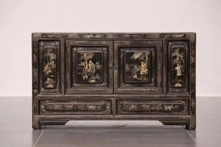 【 收纳有致 61 炕柜】清中期,尺寸70～35,高41.楠木.