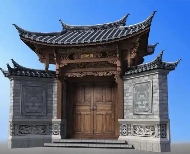 仿古门楼