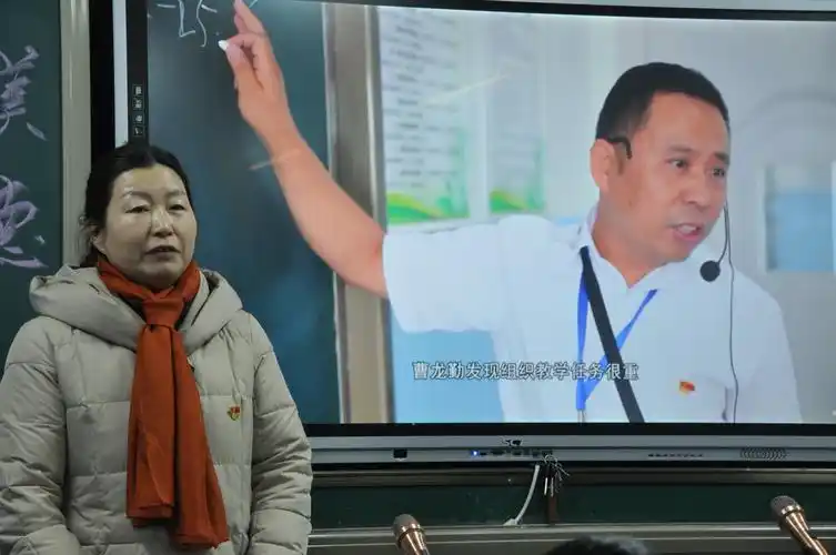 遇见最美的你---陕州区最美教师郭玉红走进张茅中学