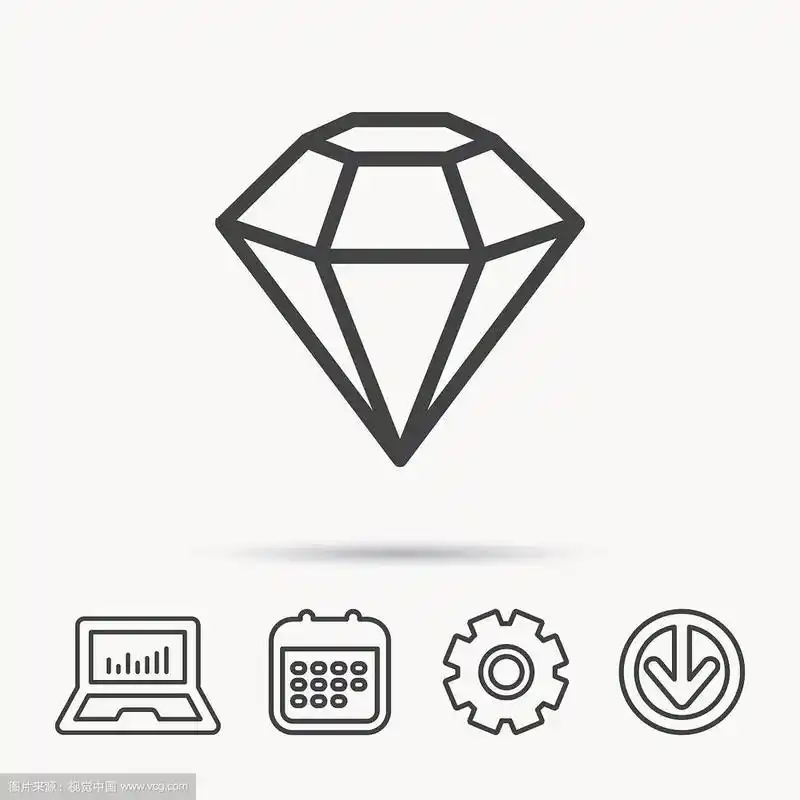 立体钻石简笔画(画立体钻石的步骤图)