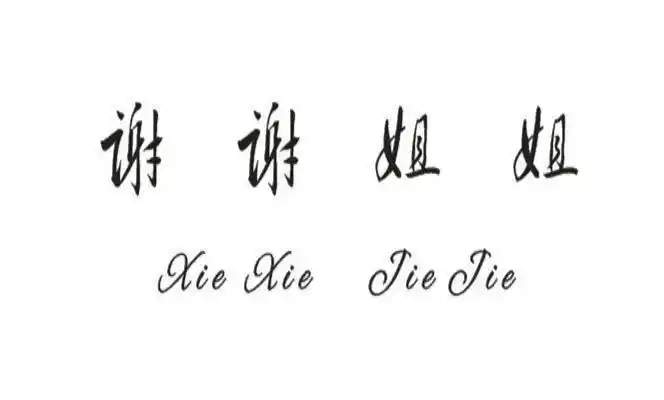 谢谢 em>姐姐 /em>