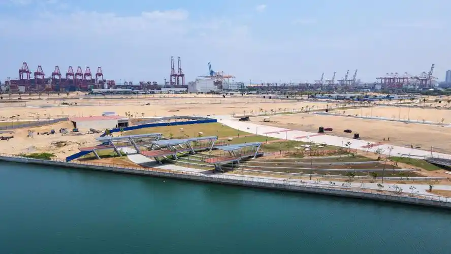 探访建设中的斯里兰卡科伦坡港口城_腾讯新闻
