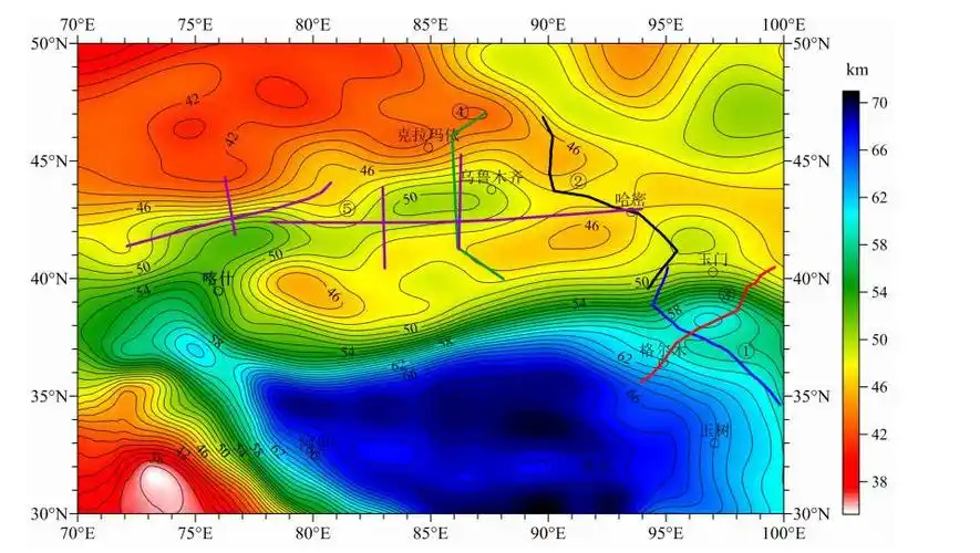 中国西部地区地壳结构特征与强震活动相关性研究