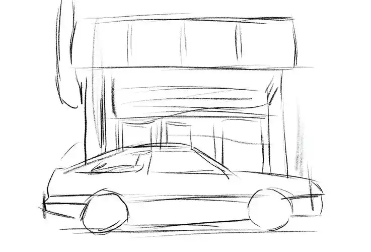 汽车手绘 藤原豆腐店的ae86_拿画笔的ape-站酷zcool