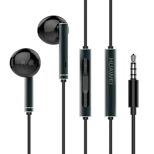 华为原装am116耳机原配高音质半入耳式35mm圆孔有线手机线控耳机p30p