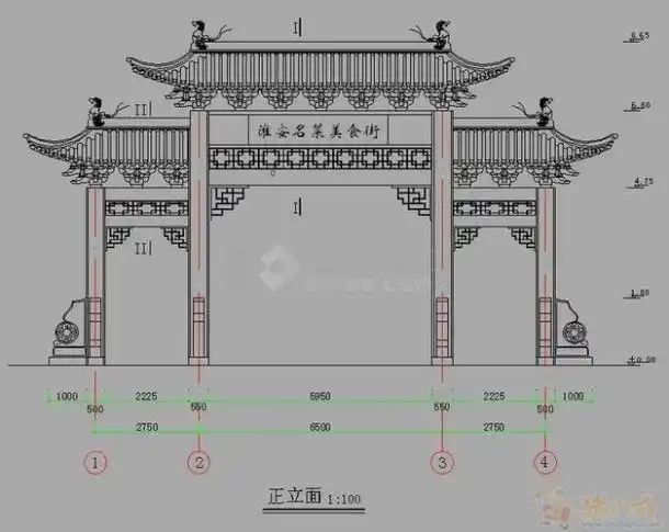 非常漂亮的古建门楼_仿古建筑_土木在线