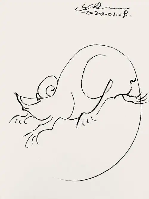 杨立前-老鼠速写默写练习